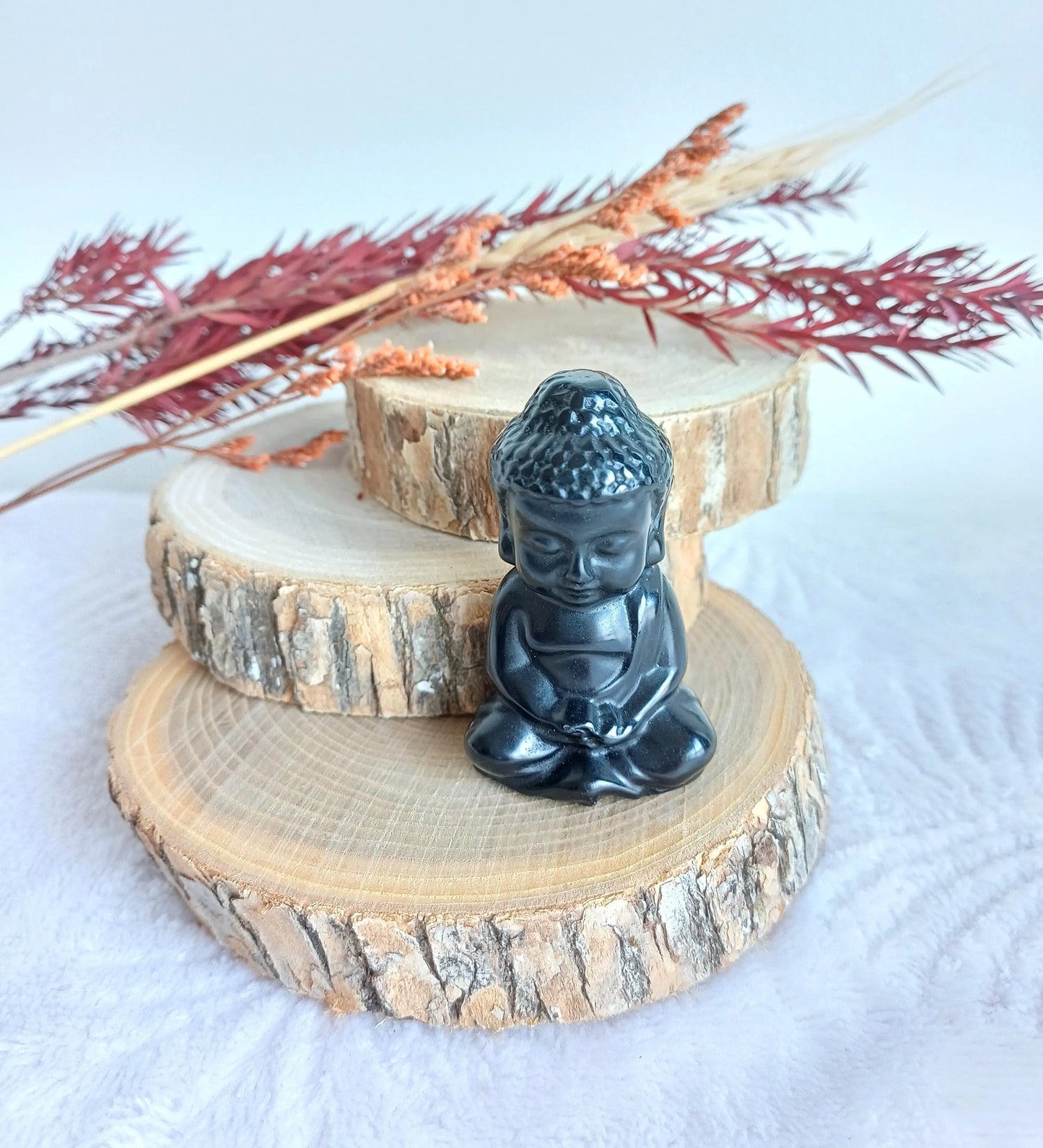 Bouddha Obsidienne (A) - Perla Terra