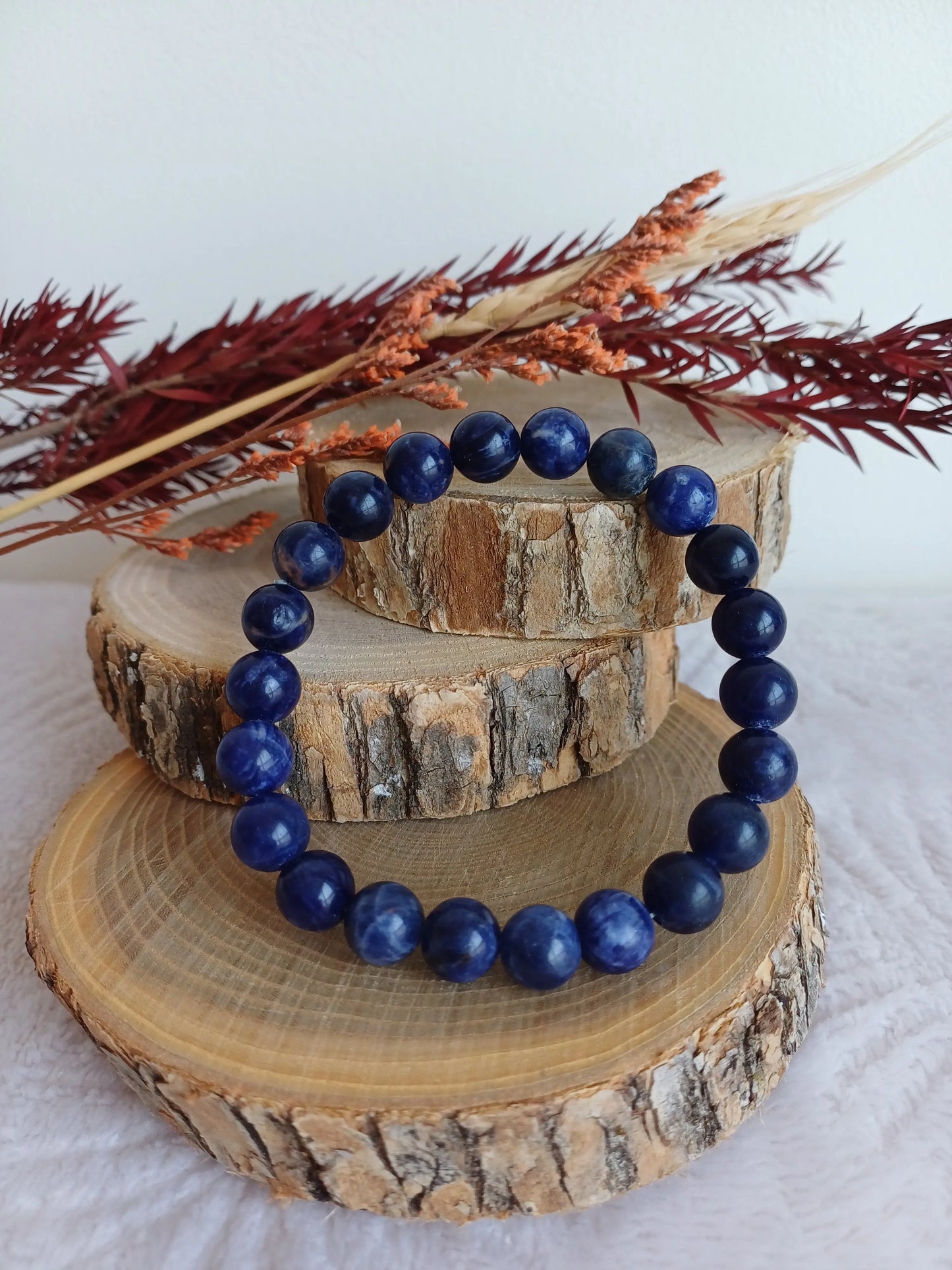 Bracelet Sodalite 8mm (AA) - Perla Terra