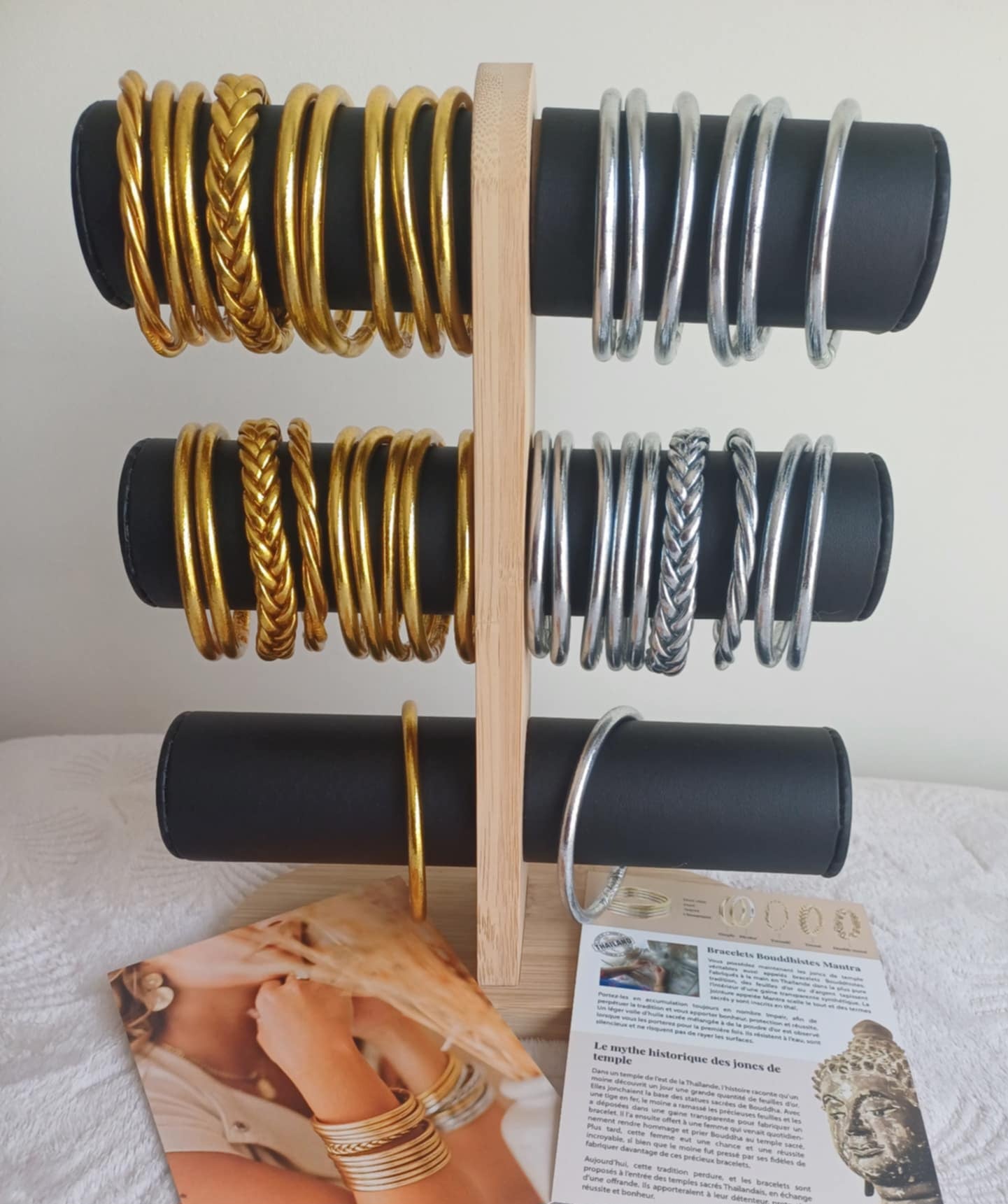 Bracelet jonc Bouddhiste
