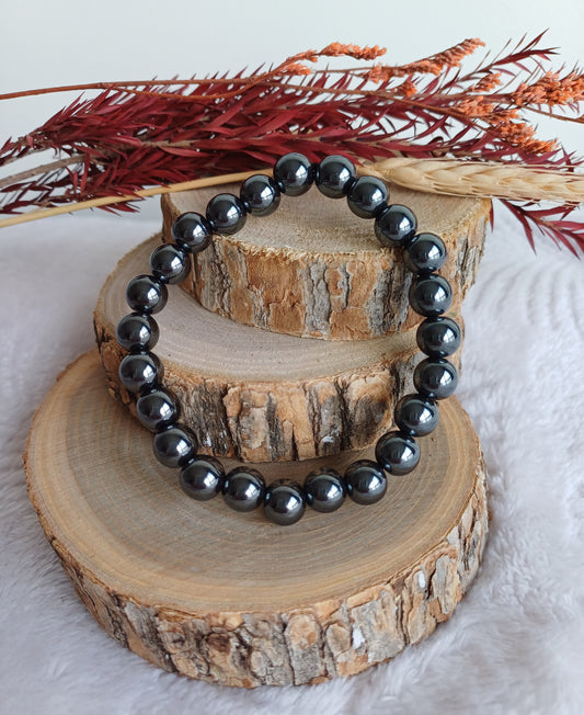 Bracelet Hématite 8mm (A)