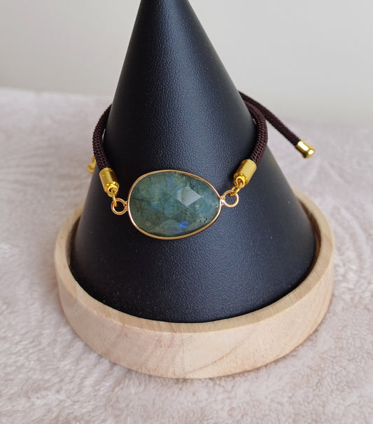 Bracelet Cordon Labradorite