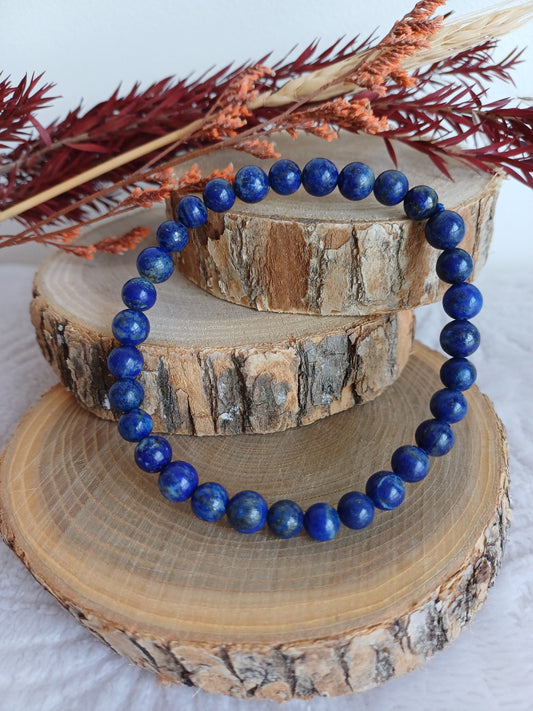 Bracelet Lapis Lazuli  (AA)