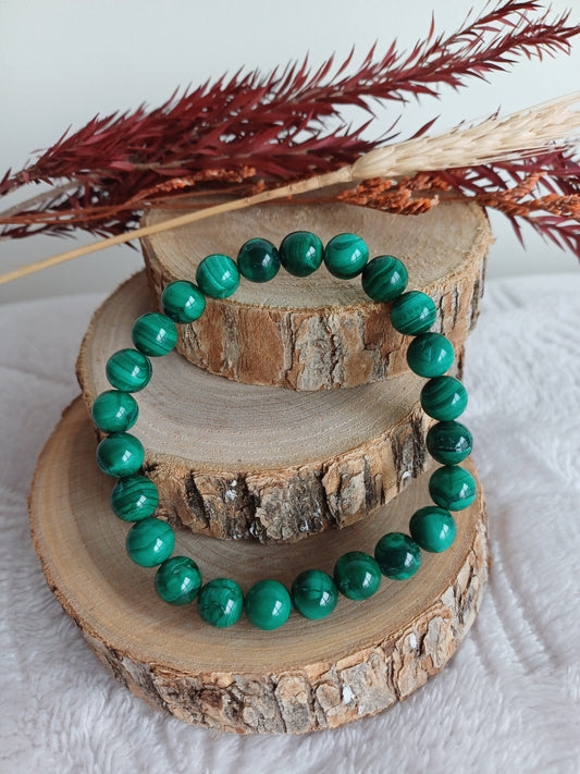 Bracelet Malachite 8mm (A)