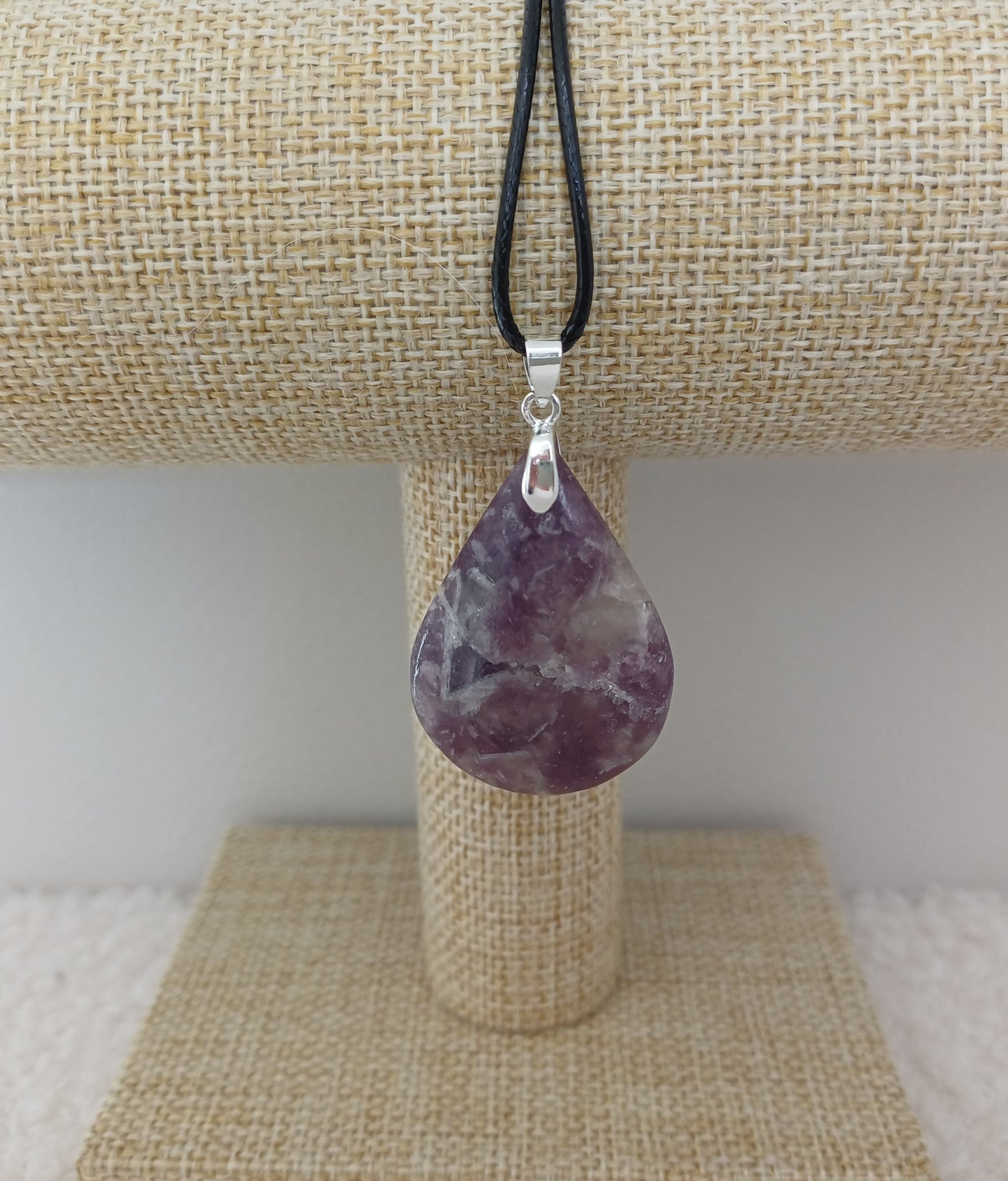 Pendentif Goutte Lépidolite