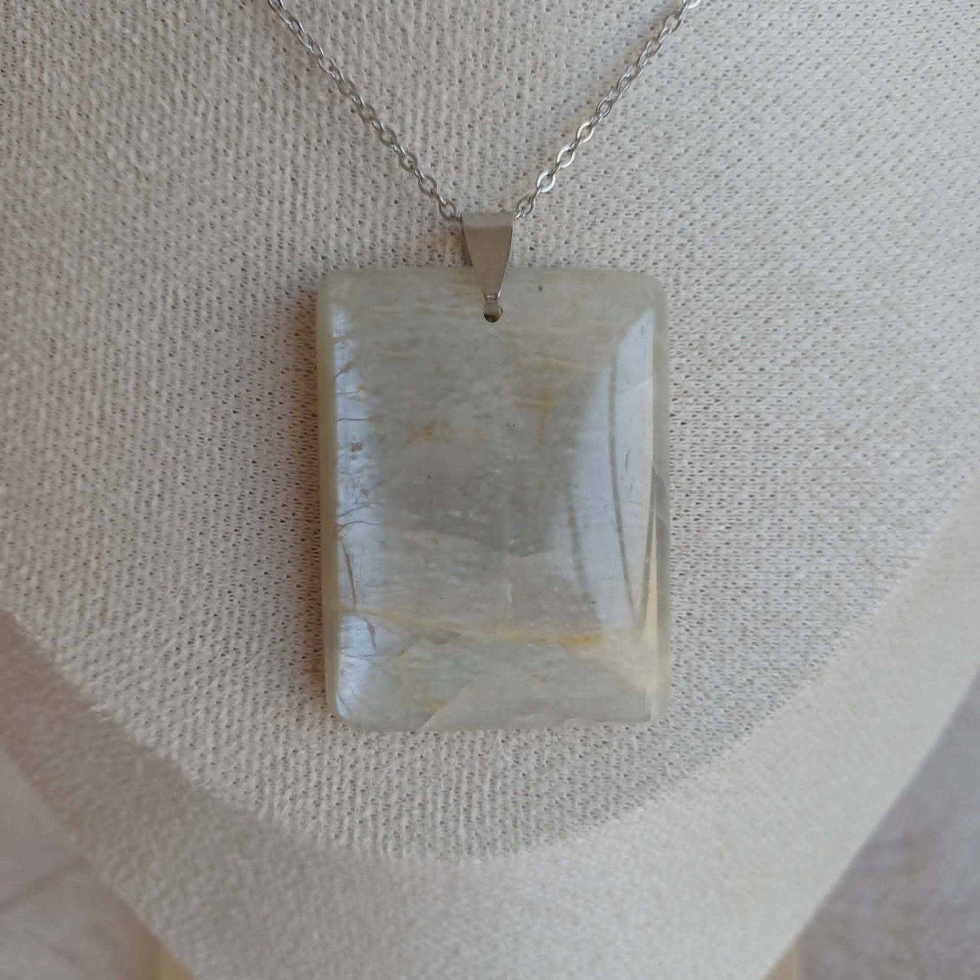 Pendentif Pierre de Lune (n°57) Perla Terra