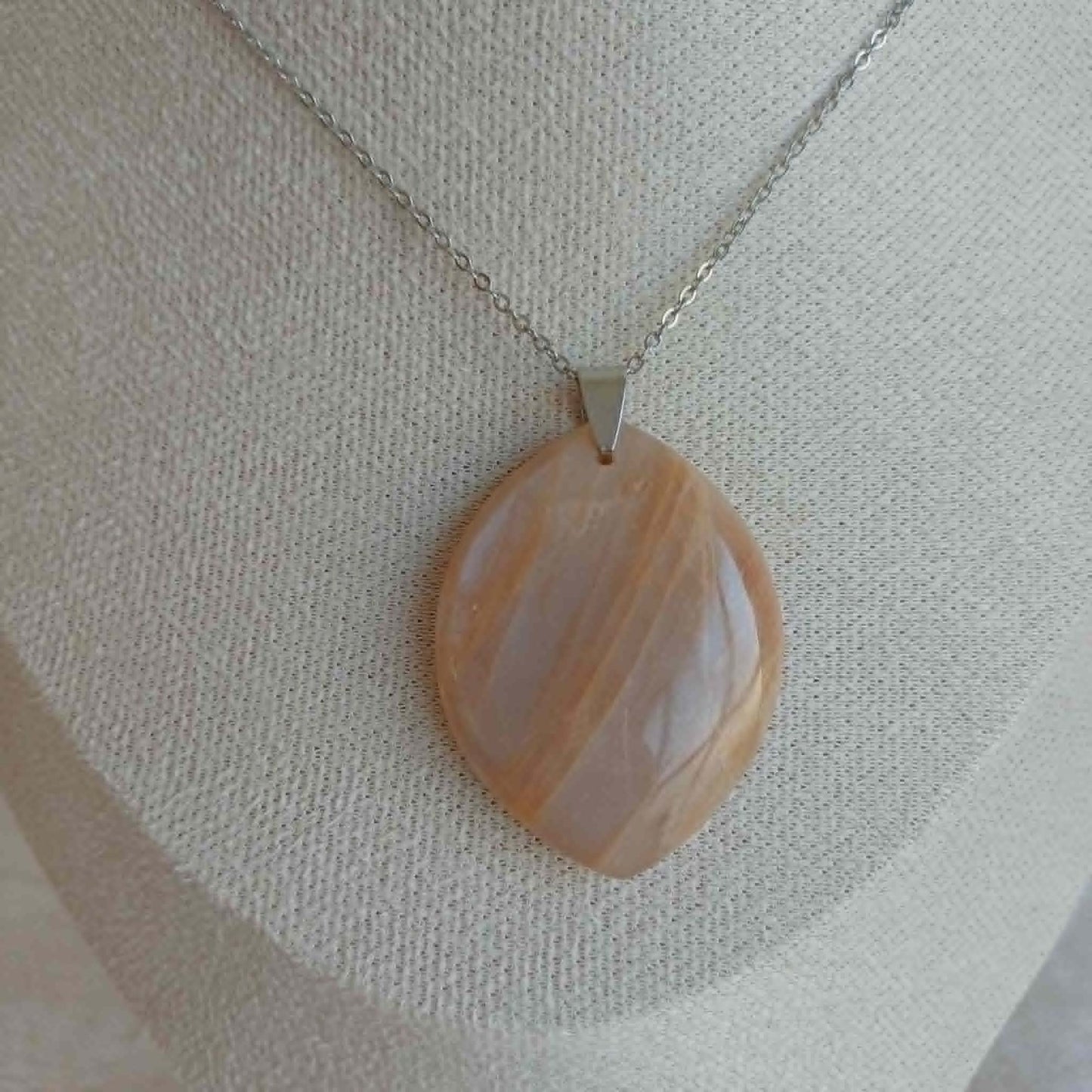 Pendentif Pierre de Lune (n°58) Perla Terra