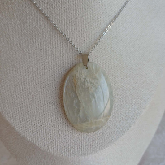 Pendentif Pierre de Lune (n°59) Perla Terra